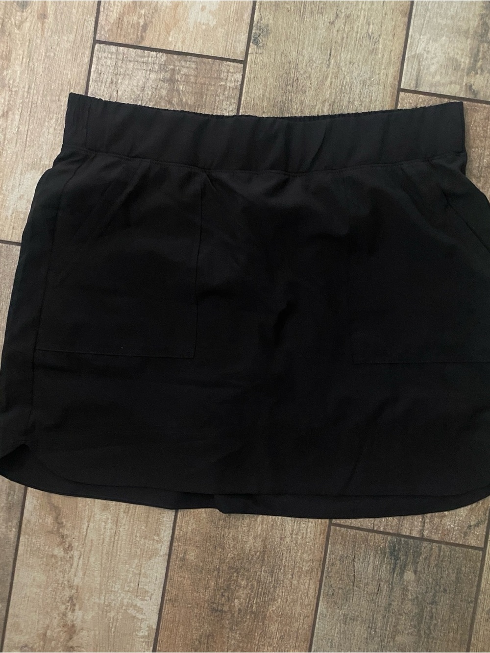RBX Black Athletic Skort with Inner Shorts